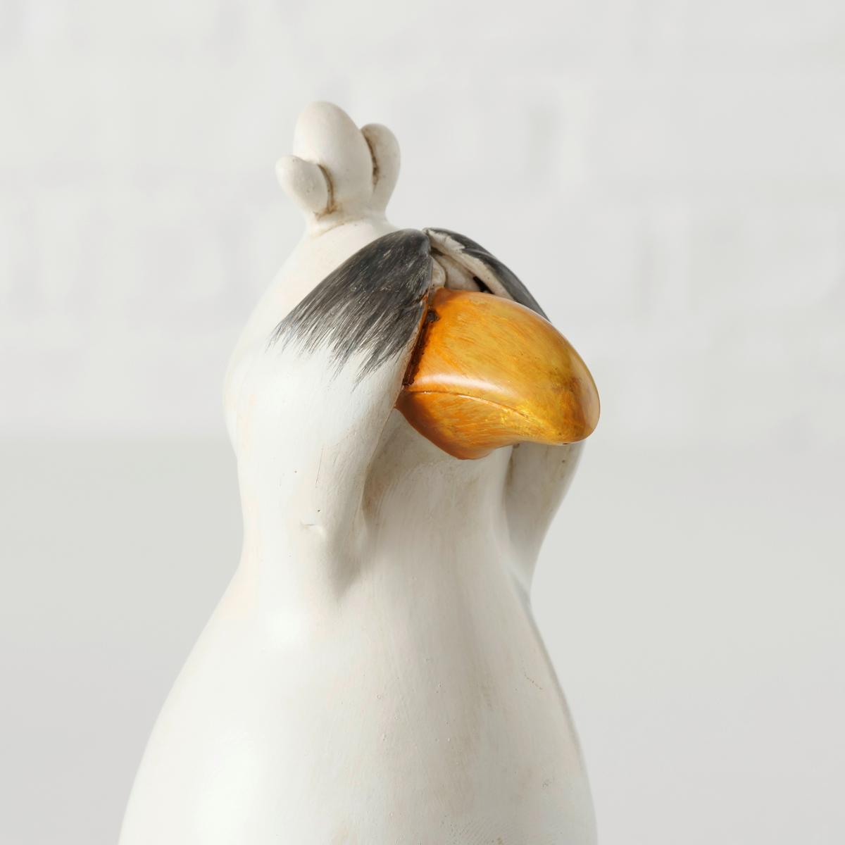 Dekofigur Vogel H: 10 cm Aus Polyresin für Indoor - Basics, Kunststoff (4/4/10cm)