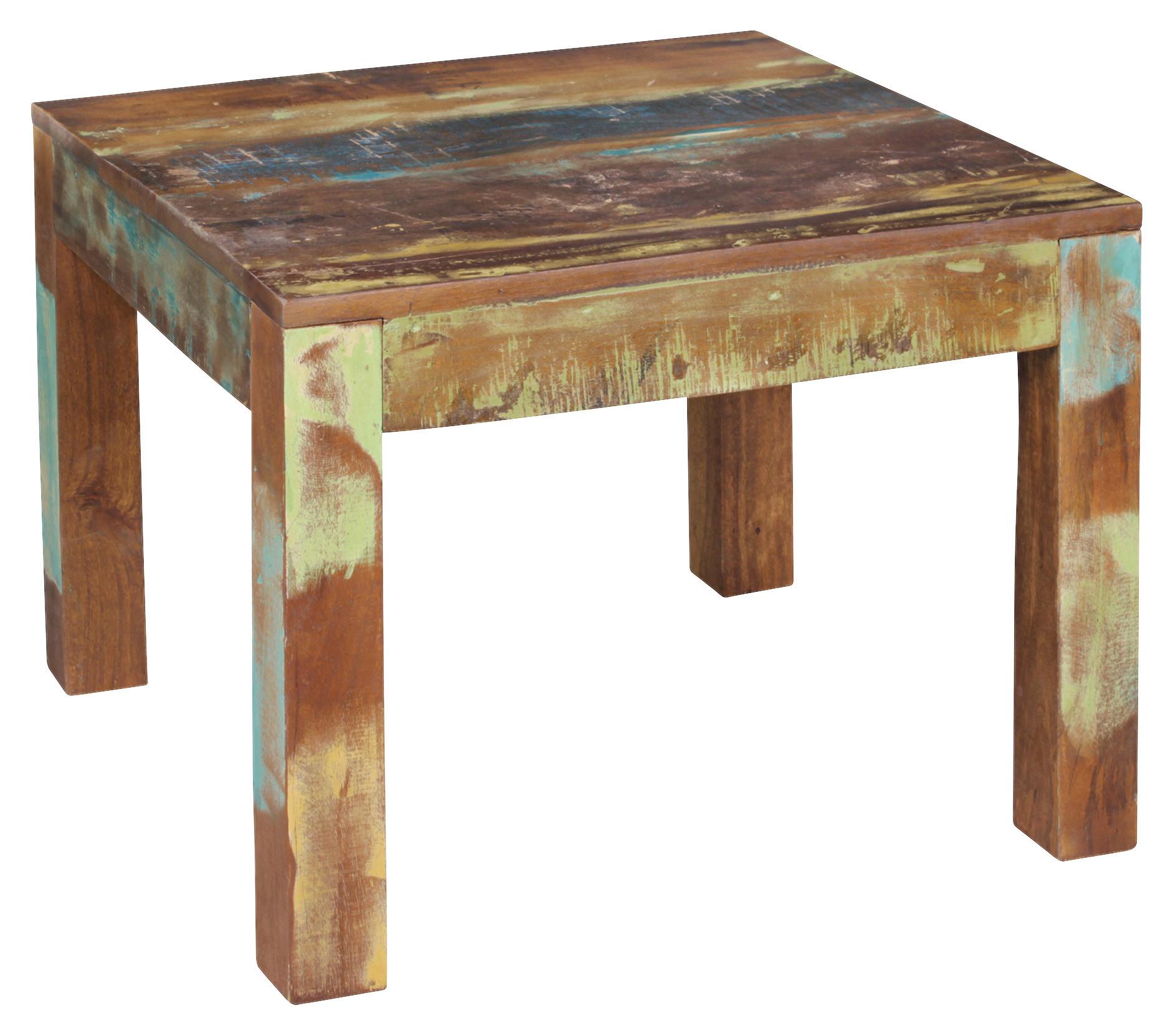 Couchtisch Holz Massiv Kalkutta, Mangoholz - Braun, Design, Holz (60/60/47cm) - MID.YOU