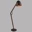 Stehleuchte Julia - Rostfarben/Braun, MODERN, Holz/Metall (98/35/188cm)