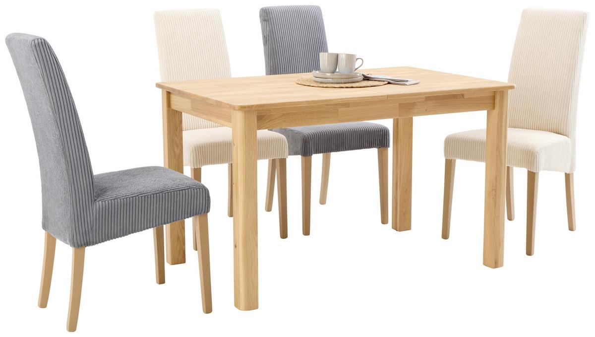 Ausziehtisch Gerd 125 Az Wildeiche, Auf 165 Cm Auszieb. - Eichefarben, MODERN, Holz (125-165/76/80cm)