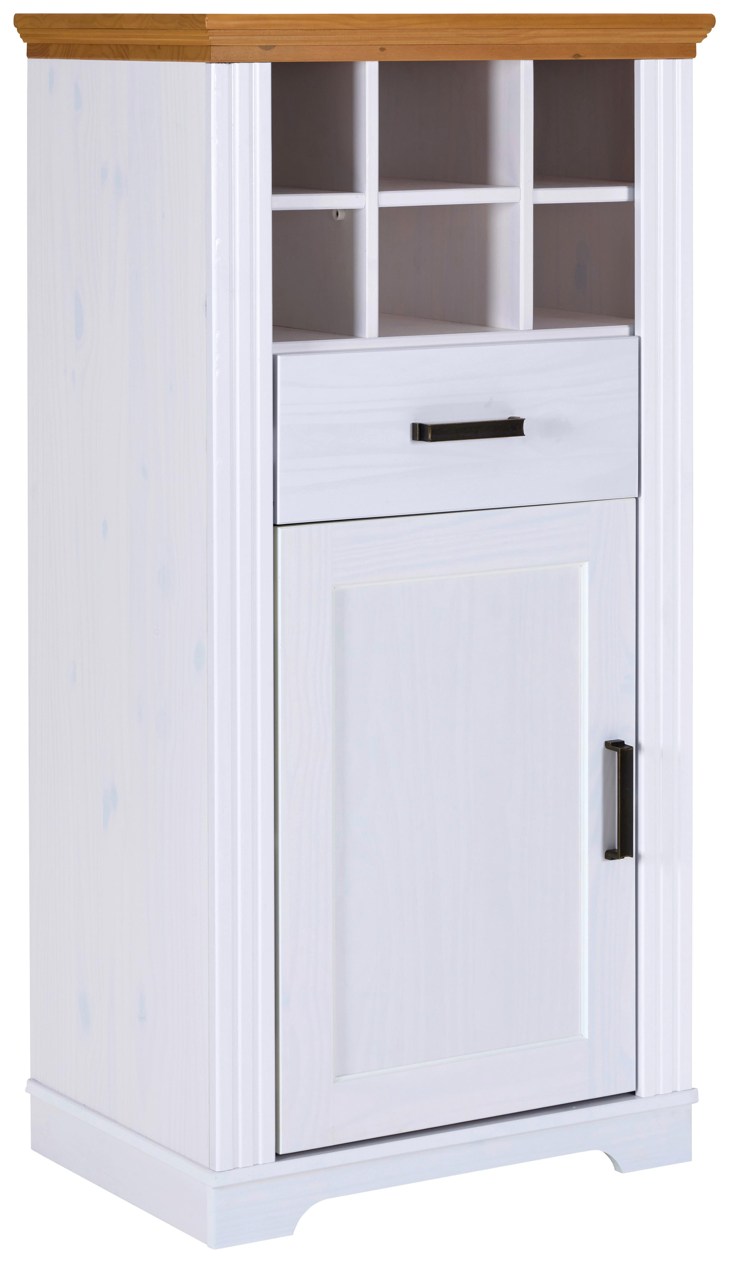 Kommode Maluno 20909060 - Eichefarben/Weiß, KONVENTIONELL, Holz (68/136/48cm) - MID.YOU