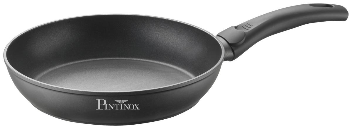 Pfannenset Power 3-teilig Schwarz D: 20/24/28 Cm - Schwarz, Basics, Kunststoff/Metall (20/24/28cm) - Pintinox
