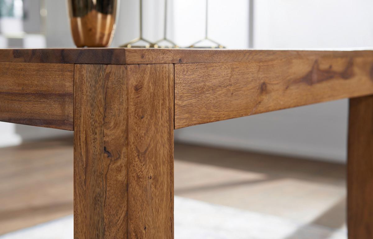 Jedálenský stôl MUMBAI 160x80 - farba indického palisandra, Modern, drevo (160/76/80cm) - MID.YOU