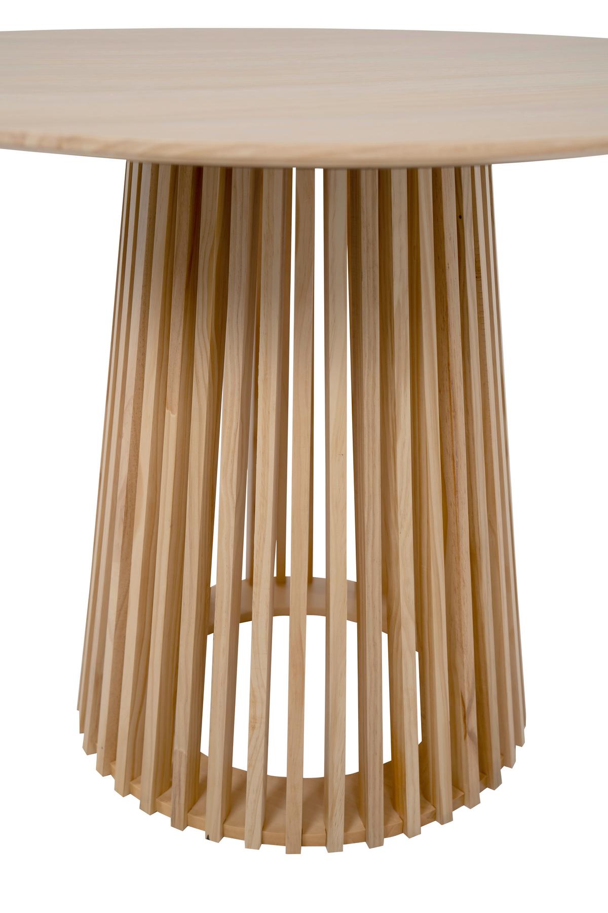 Esstisch Garle 81a Naturholz, B: 100cm - Basics, Holzwerkstoff (100/100/75cm)