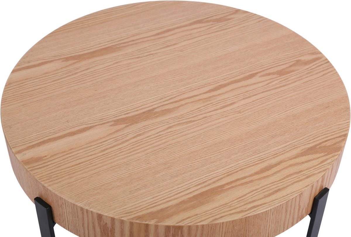 Couchtisch Lima Mdf Eiche Schwarz, B: 80 cm - Eichefarben/Schwarz, MODERN, Holz/Holzwerkstoff (80/42/80cm)