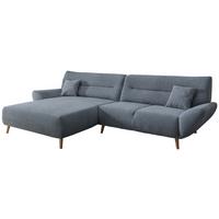 Ecksofa Drago Hellblau S: 166/290 cm - Wildeiche/Hellblau, MODERN, Holz/Textil (166/290cm) - MID.YOU