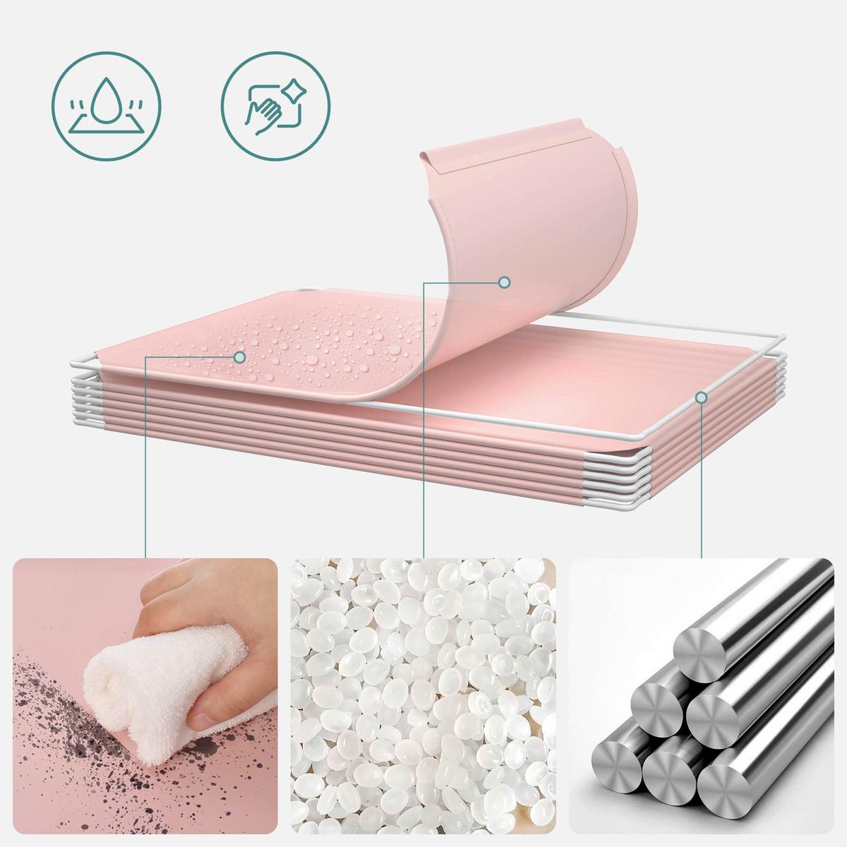 Plastic Cube Storage Rosa B: 123 cm - Pink/Rosa, MODERN, Kunststoff/Metall (123/123/31cm) - MID.YOU
