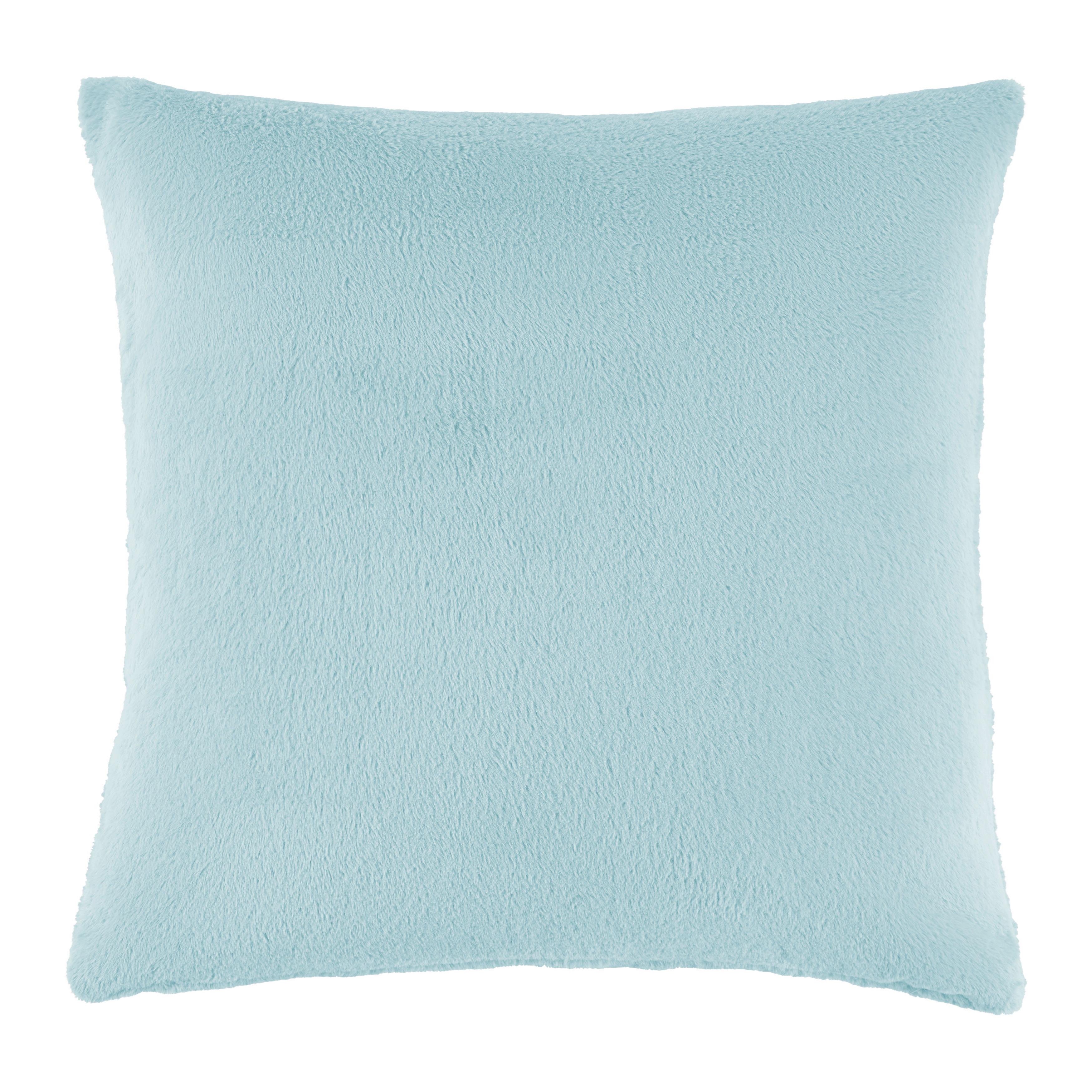 DEKORAČNÍ POLŠTÁŘ MINKI - světle modrá, textil (45/45cm) - Mömax