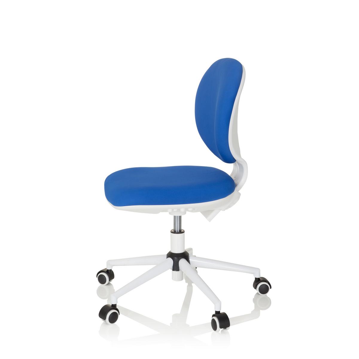 Jugenddrehstuhl Kid Vivo Stoff Blau - Blau, Basics, Kunststoff (43/82-95/56cm) - MID.YOU