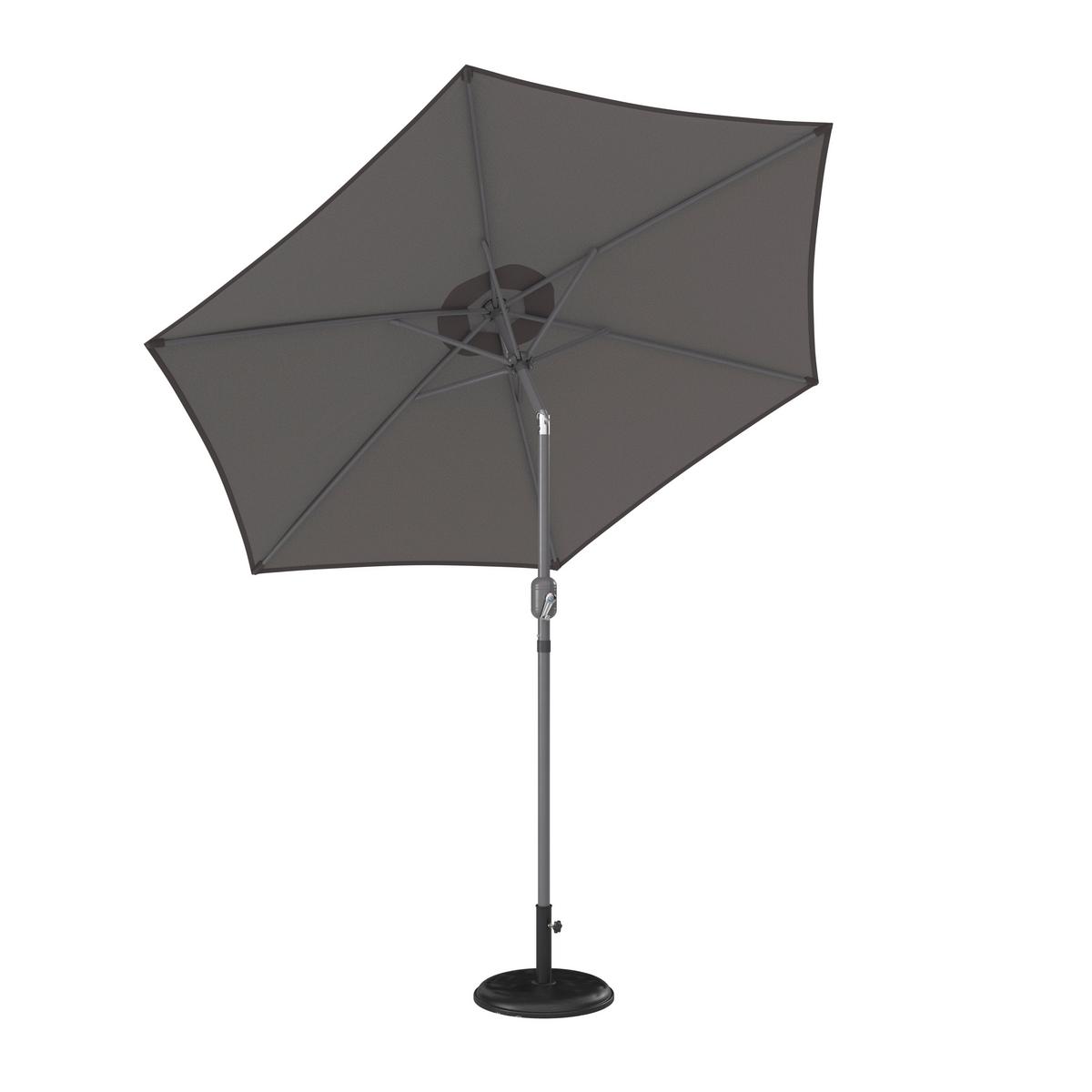 Gartenmöbel Set 8-tlg. Mao Aus Metall/textil/glas - Anthrazit, MODERN, Glas/Textil - Luca Bessoni