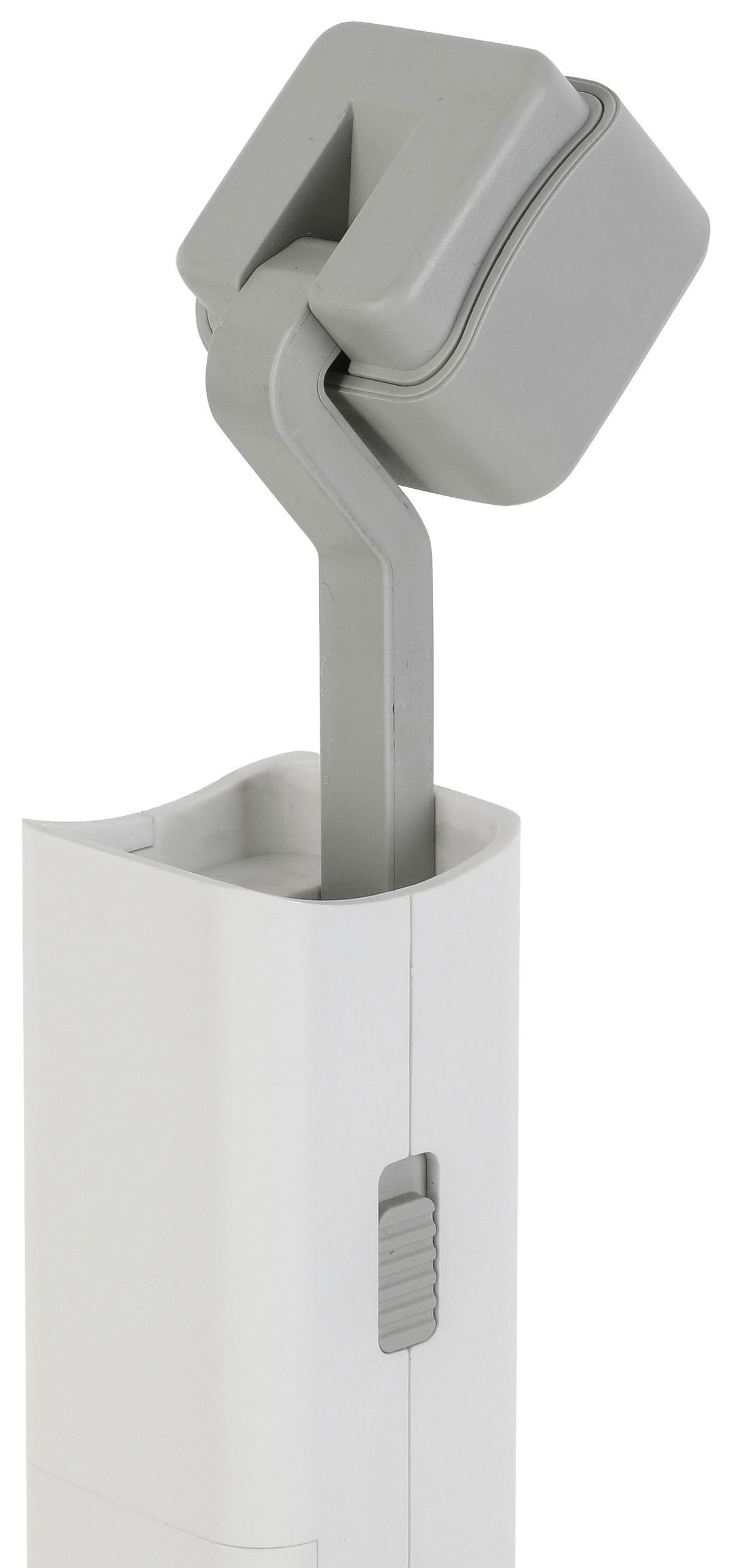 Led-tischleuchte Nina - Weiß/Grau, MODERN, Kunststoff (5,5/4,1cm) - Luca Bessoni