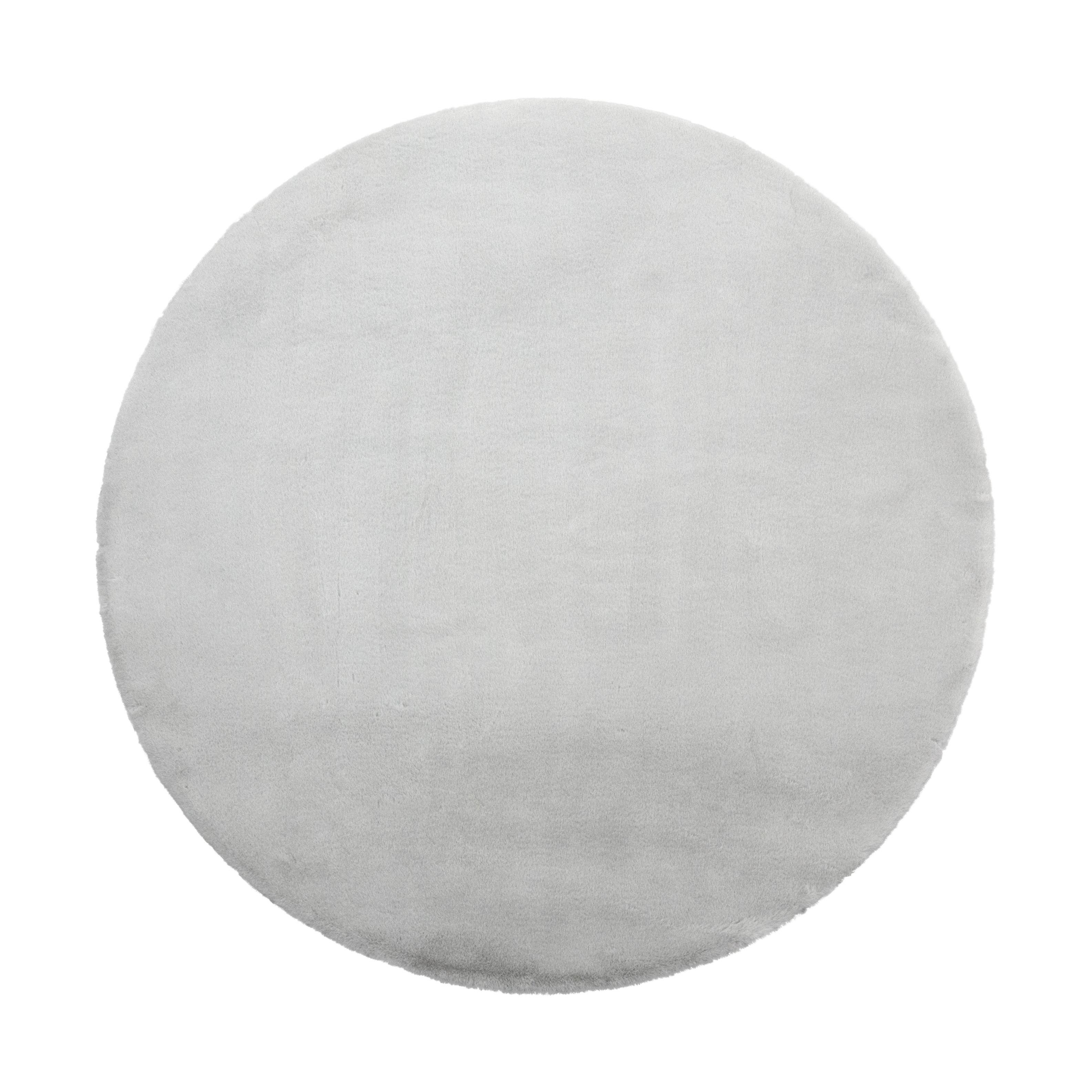 UMELÁ KOŽUŠINA CAROLINE 5 - svetlosivá, Modern, textil (120cm) - Mömax