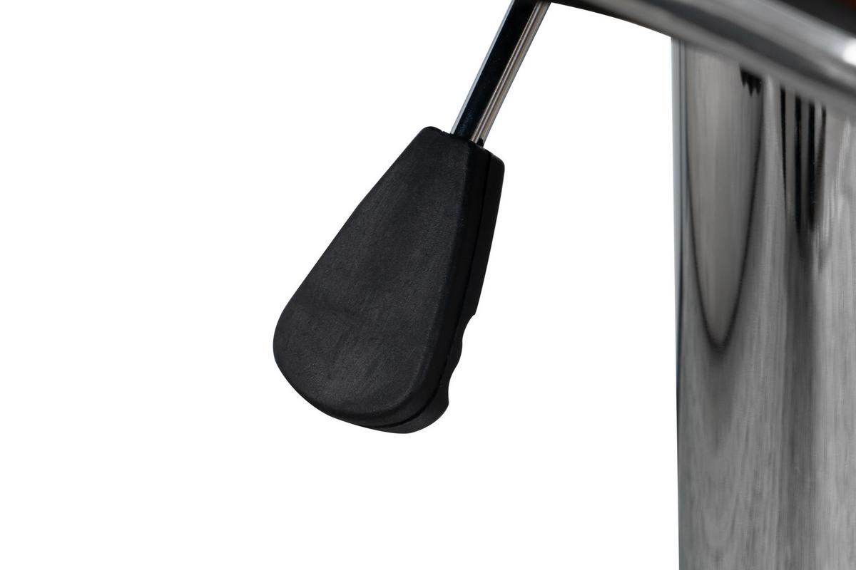 Barhocker Mit Lehne 2er-set Midnight Lederlook Weiß - Weiß, MODERN, Metall (51,5/109/43cm) - Kayoom