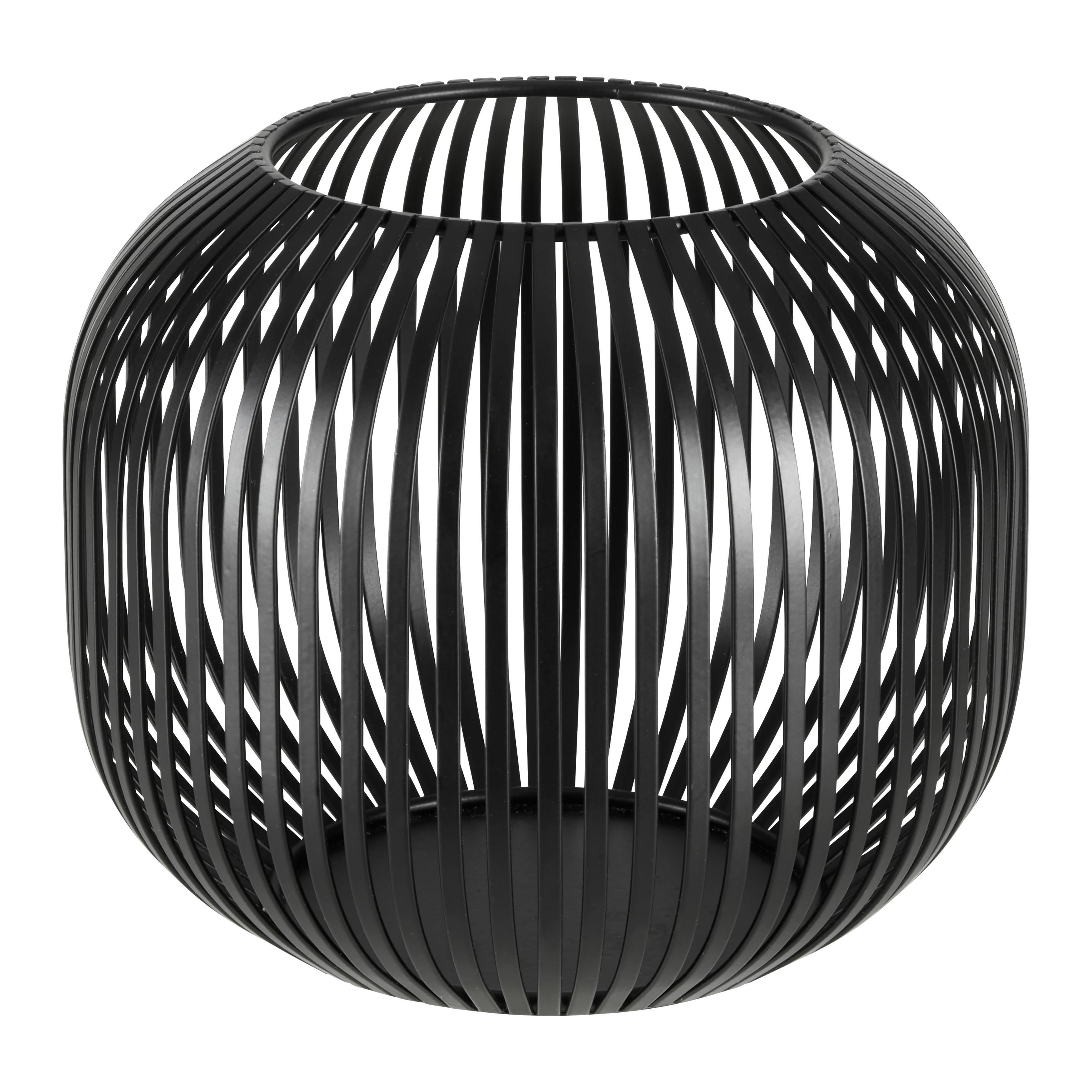 Lucerna Jola,P/V:21/17,5cm, černá - černá, kov (21/17,5cm) - Premium Living