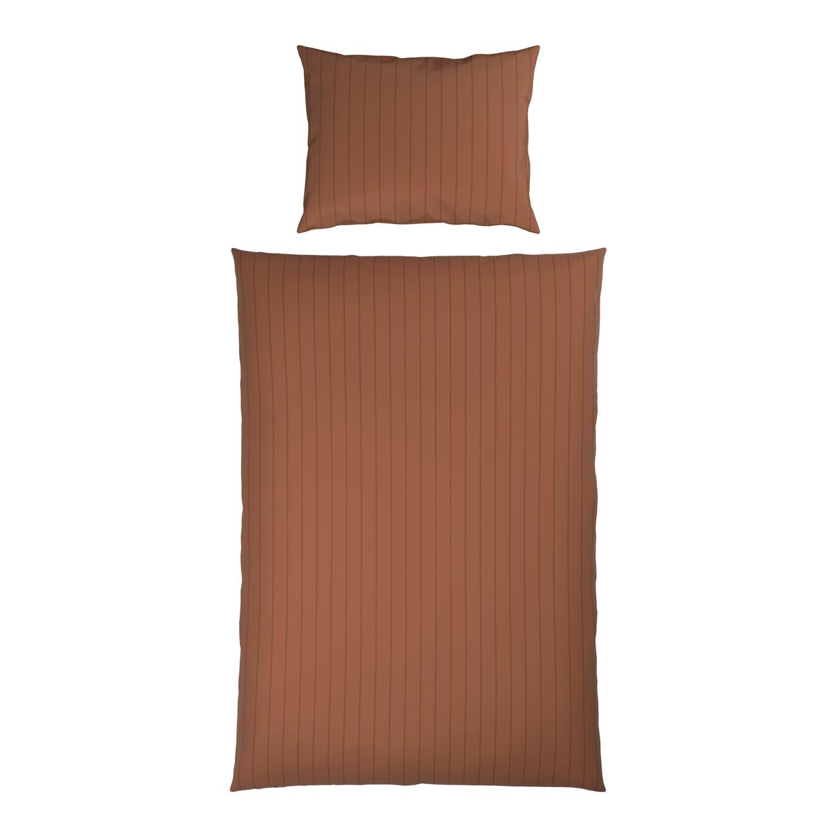 POVLEČENÍ DOBBY STREIF - mokka, textil (140/200cm) - Mömax