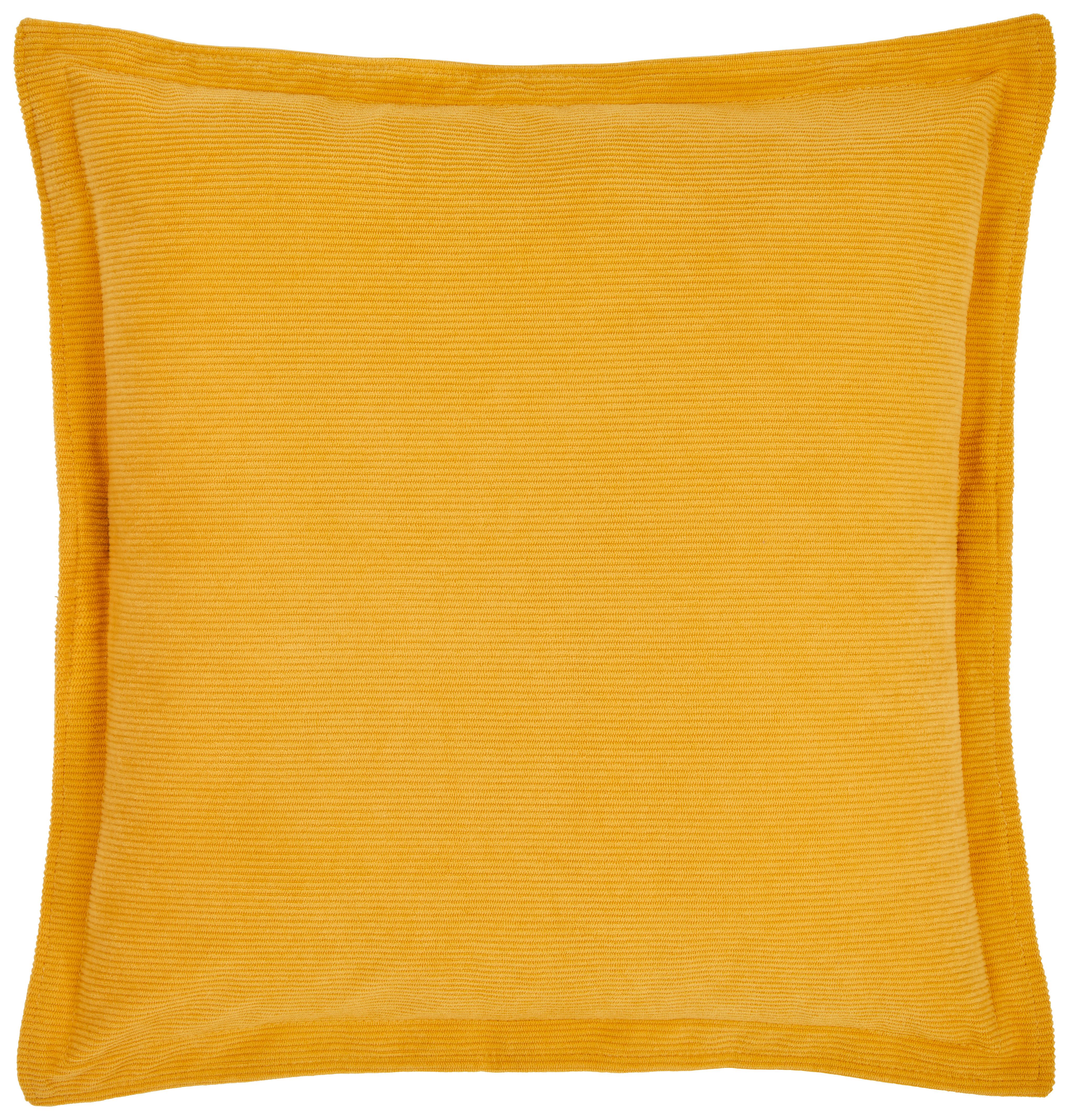 Zierkissen Maren 45x45 cm Polyester Honig mit Zipp - Honig, ROMANTIK / LANDHAUS, Textil (45/45cm) - James Wood