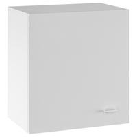 Küchenoberschrank Speed B: 50 cm Weiß 1 Drehtür - Weiß, KONVENTIONELL, Holzwerkstoff (50/54,8/32cm)