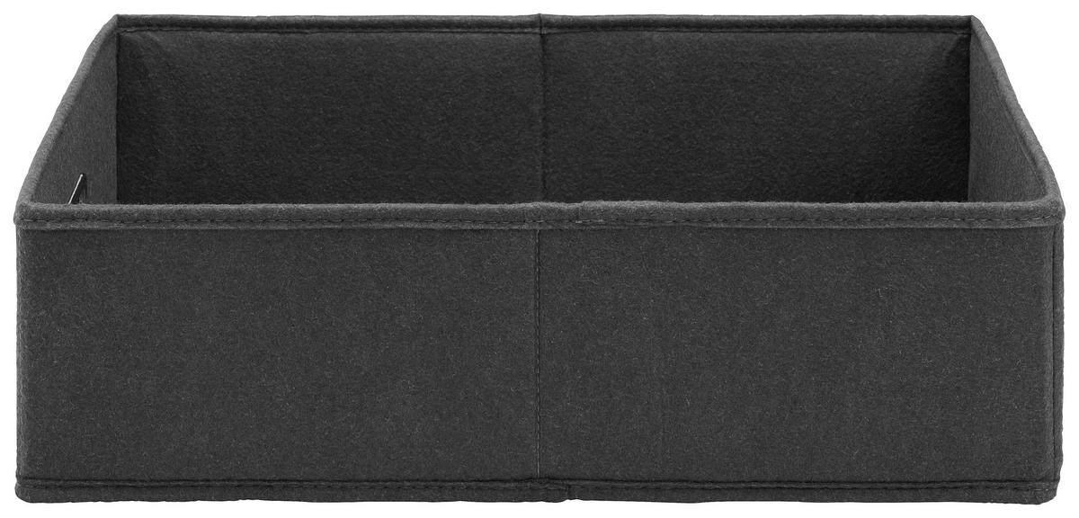 Úložný box Unit, S - šedá, Konvenční, textil (33/43,5/12cm) - Mömax