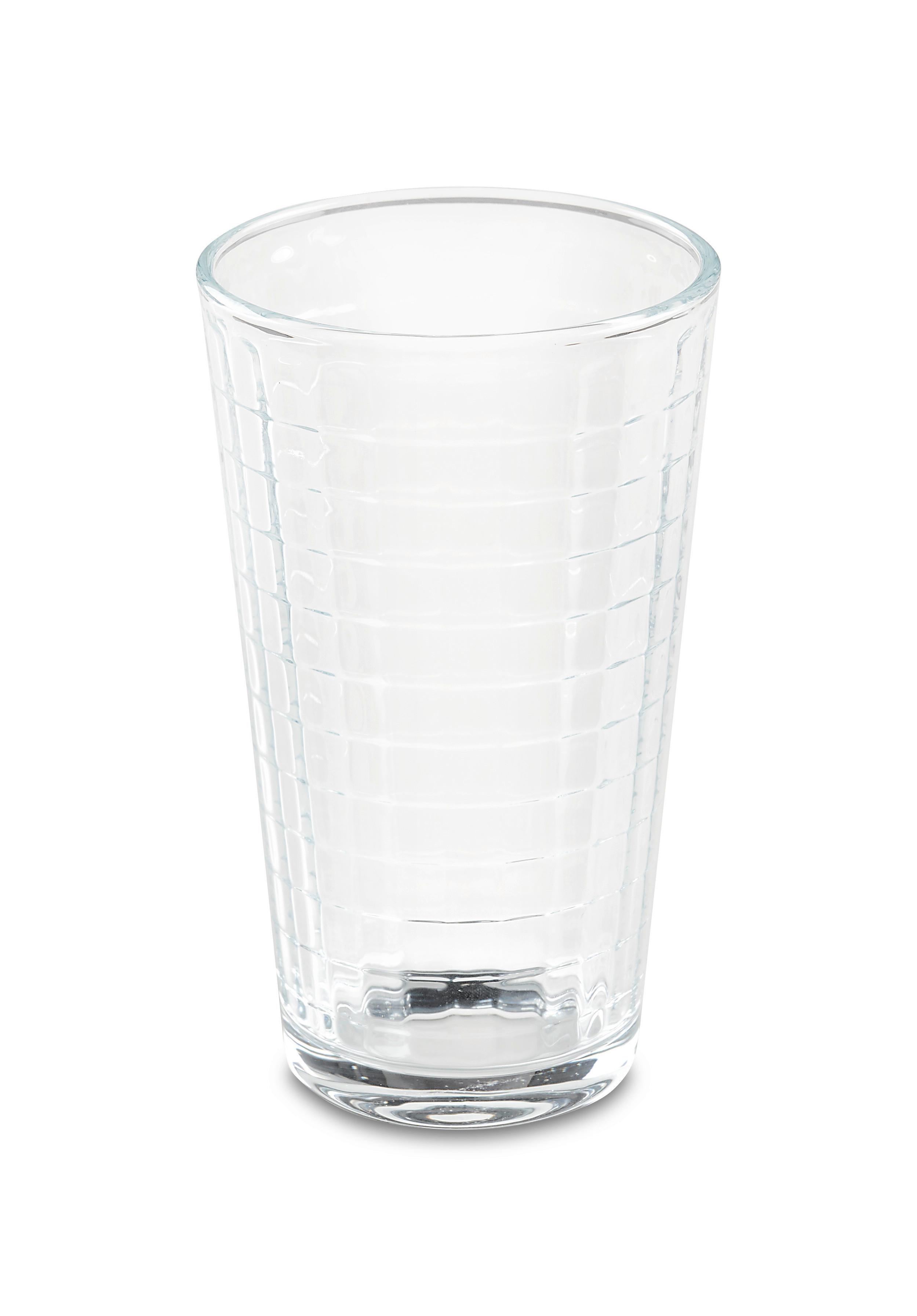 Trinkglas klar Zana 6er-Set, je ca. 450 ml - Klar, Basics, Glas (8,8/14,5cm) - Luca Bessoni