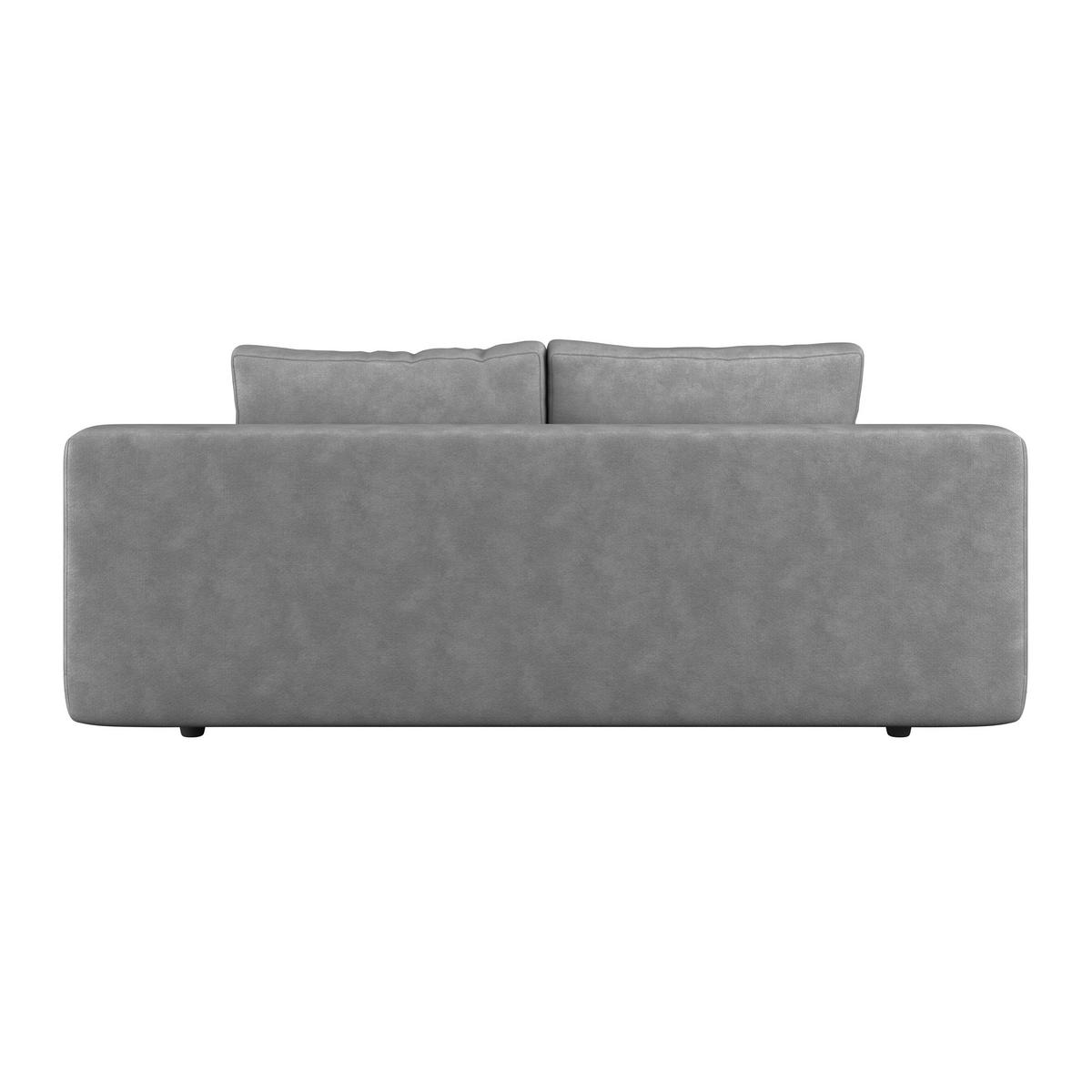 Schlafsofa Oslo Grau, Lf: 200x140 cm - Grau, Trend, Holz/Kunststoff (205/72/100cm)
