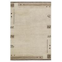 Orientteppich Schlammfarben Hanf Kabru Border 120x180 cm - Schlammfarben, Basics, Textil (120/180cm) - Cazaris