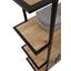 Regal Francesco B: 80 cm Schwarz - Eichefarben/Schwarz, Natur, Holz/Metall (80/115/35cm) - Livetastic Regal Francesco B: 80 cm Schwarz - Eichefarben/Schwarz, Natur, Holz/Metall (80/115/35cm) - Livetastic