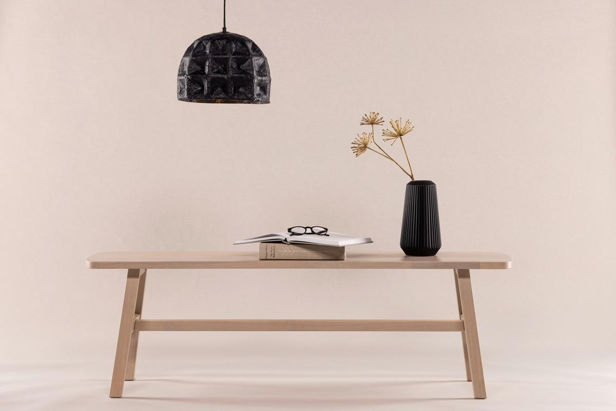 Sitzbank Hälsö - Weiß, Design, Holz (140/45/35cm) - Livetastic