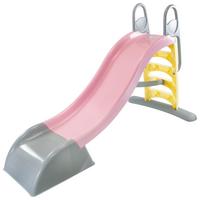 Dětská skluzavka LARGE SLIDE - světle růžová, Konvenční, plast (84,5/110/182cm)