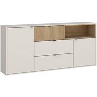 Kommode Samm Eichefarben; Beige B: 183,6 cm - Eichefarben/Beige, Trend, Holzwerkstoff (183,6/86,5/40cm)