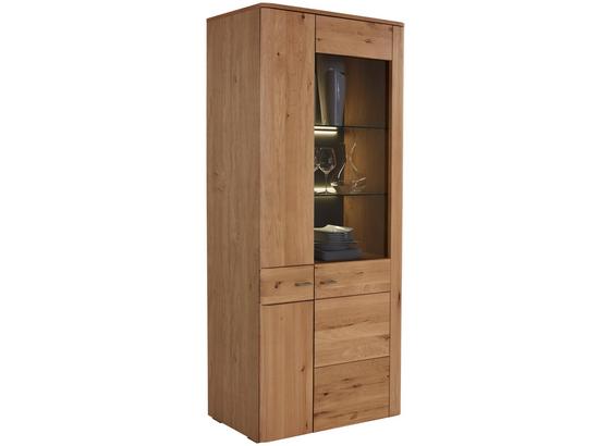 Vitrine Buffalo Buf 52t12 - Eichefarben, KONVENTIONELL, Glas/Holz (90/200/37cm) Vitrine Buffalo Buf 52t12 - Eichefarben, KONVENTIONELL, Glas/Holz (90/200/37cm)