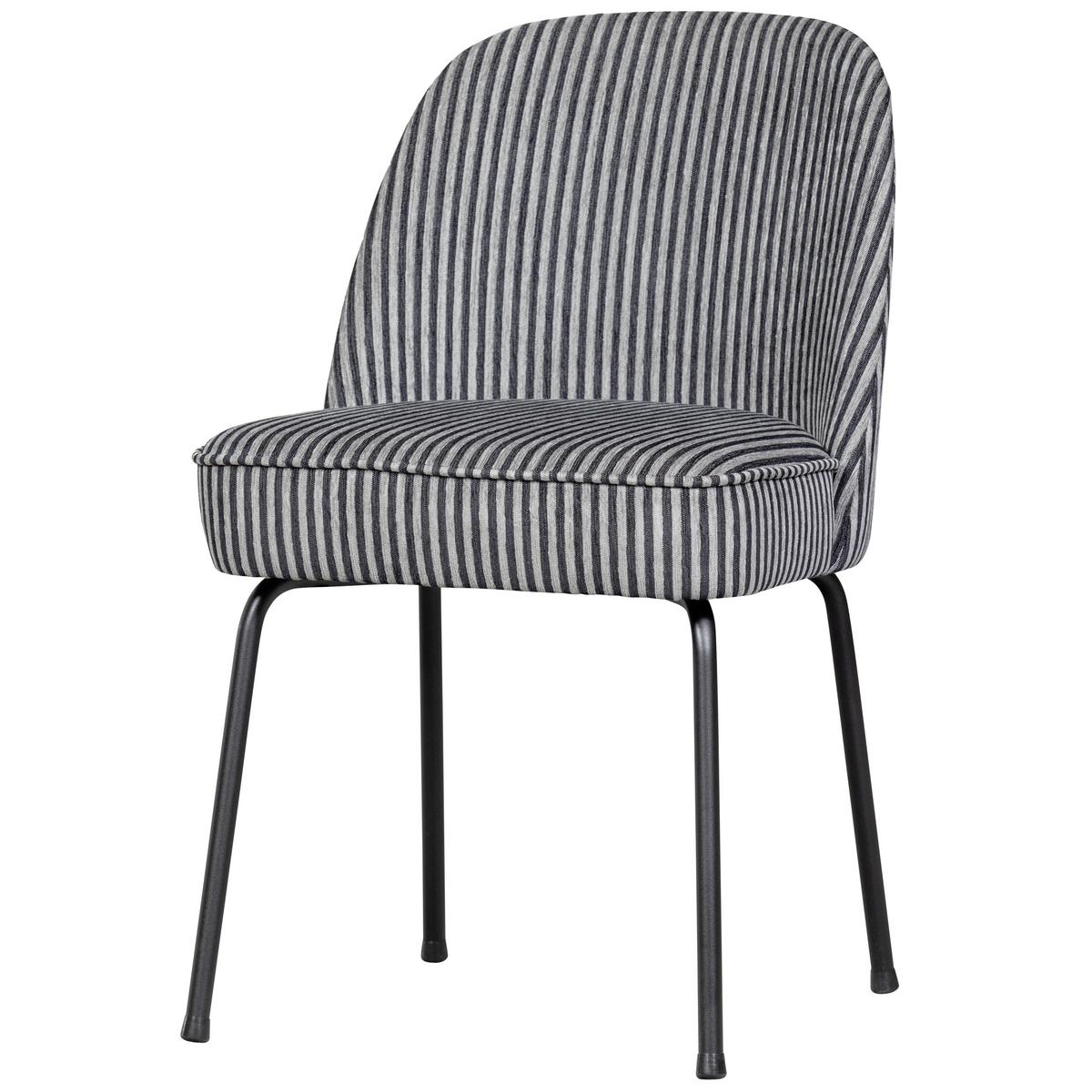 Stuhl-Set Vogue Grau/Schwarz B: 50cm - Schwarz/Grau, MODERN, Textil/Metall (50/83/57cm) - Livetastic