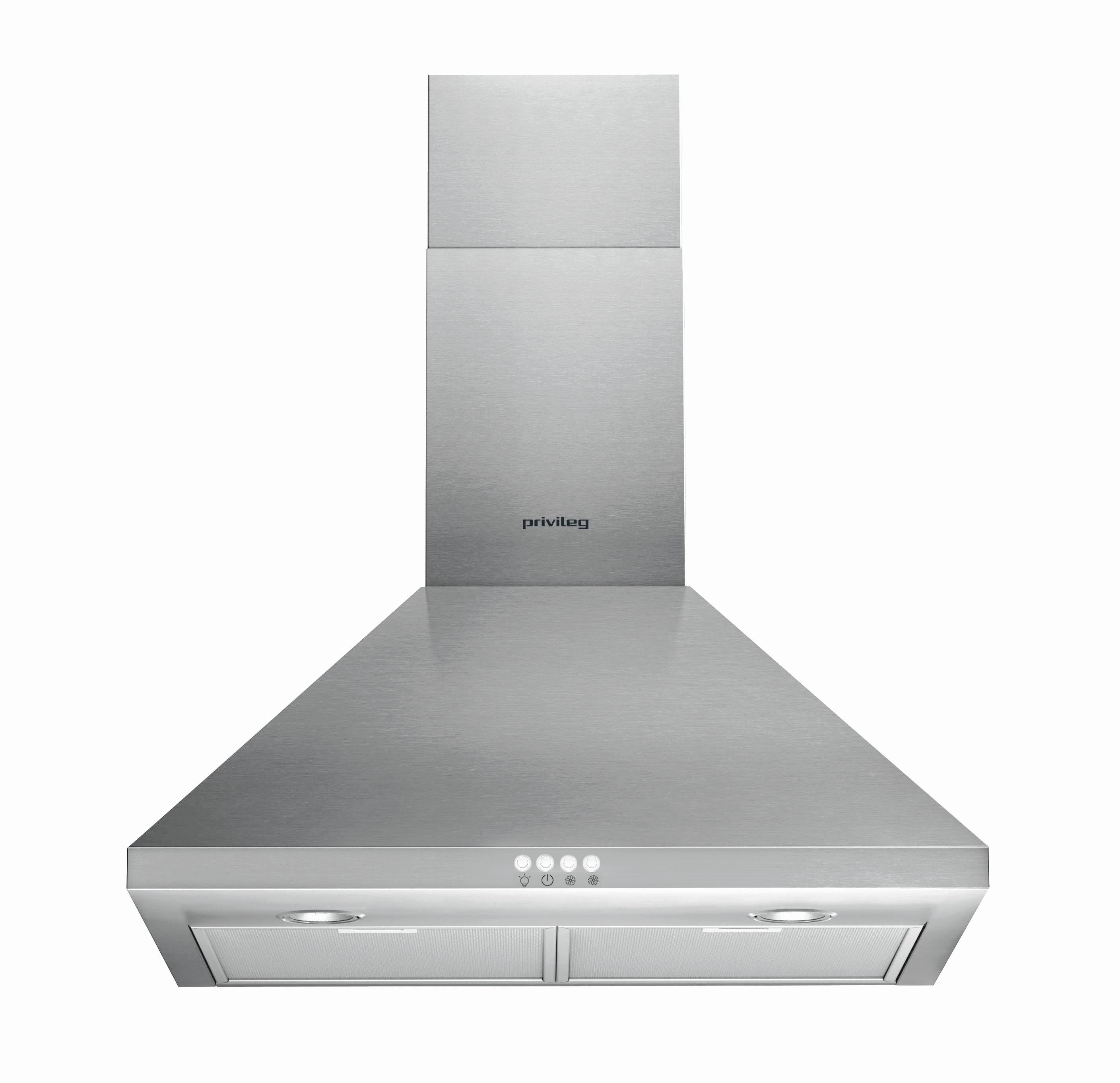 Dunstabzugshaube Dghpc 64 Lm X Edelstahlfarben B: 59,8 Cm - Edelstahlfarben, Basics, Kunststoff/Metall (59,8/87/40cm) - Privileg