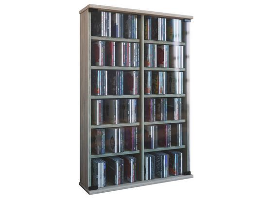 CD-regal Roma B: 60 cm - Eichefarben, KONVENTIONELL, Glas/Holzwerkstoff (60/92/18cm) CD-regal Roma B: 60 cm - Eichefarben, KONVENTIONELL, Glas/Holzwerkstoff (60/92/18cm)