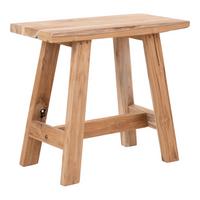 Hocker Barcelona Teakfarben B: 50cm - Teakfarben, Basics, Holz (50/45/25cm) - MID.YOU