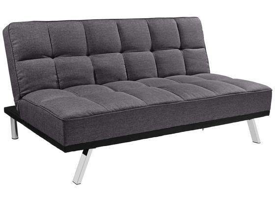 Schlafsofa Roma B: 179cm - Edelstahlfarben/Anthrazit, Basics, Textil/Metall (179/84/96cm) - Ombra Schlafsofa Roma B: 179cm - Edelstahlfarben/Anthrazit, Basics, Textil/Metall (179/84/96cm) - Ombra