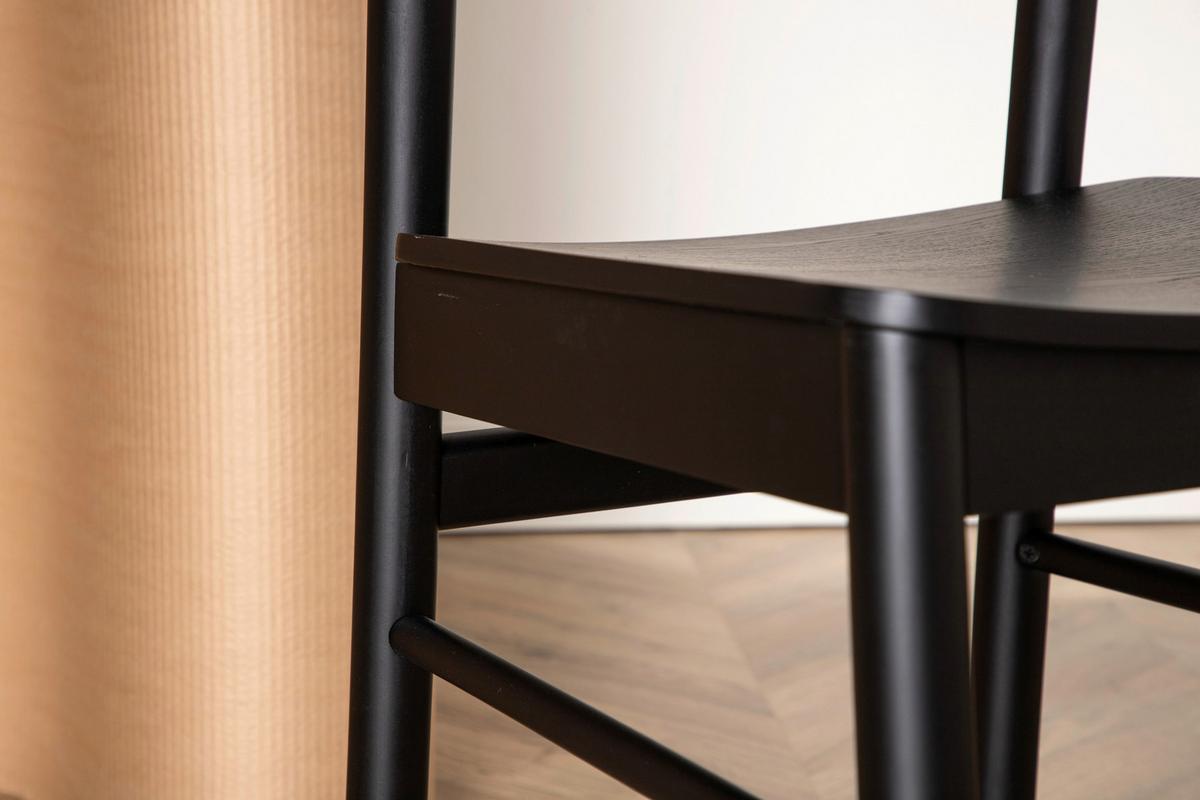 Stuhl-set Montros - Schwarz, Design, Holz/Holzwerkstoff (45.5/82/48cm) - Livetastic