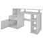 Computertisch mit Stauraum B 140cm H 89cm Larry, Weiß - Weiß, MODERN, Holzwerkstoff (140/89/55cm) - Livetastic Computertisch mit Stauraum B 140cm H 89cm Larry, Weiß - Weiß, MODERN, Holzwerkstoff (140/89/55cm) - Livetastic