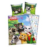 Lizenzbettwäsche Talking Tom - Multicolor, MODERN, Textil (37/26/2,5cm)