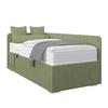 Polsterbett Remi - Chromfarben/Silberfarben, MODERN, Holz/Textil (90/200cm)