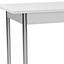Étkezőasztal Köln - Króm/Fehér, modern, Faalapú anyag/Fém (75/72/55cm) Étkezőasztal Köln - Króm/Fehér, modern, Faalapú anyag/Fém (75/72/55cm)