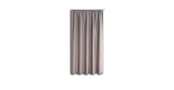 Vorhang Mit Band 135x175 Cm Taupe - Taupe, KONVENTIONELL, Textil (135/175cm) - Ondega