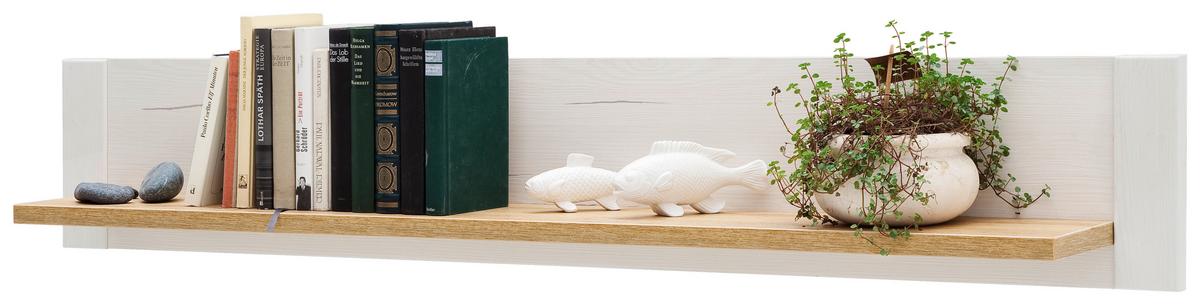 Wandboard Brixen B: 150 cm Eiche/Pinie Dekor - Eichefarben/Pinienfarben, LIFESTYLE, Holzwerkstoff (150/25/22cm) - Livetastic