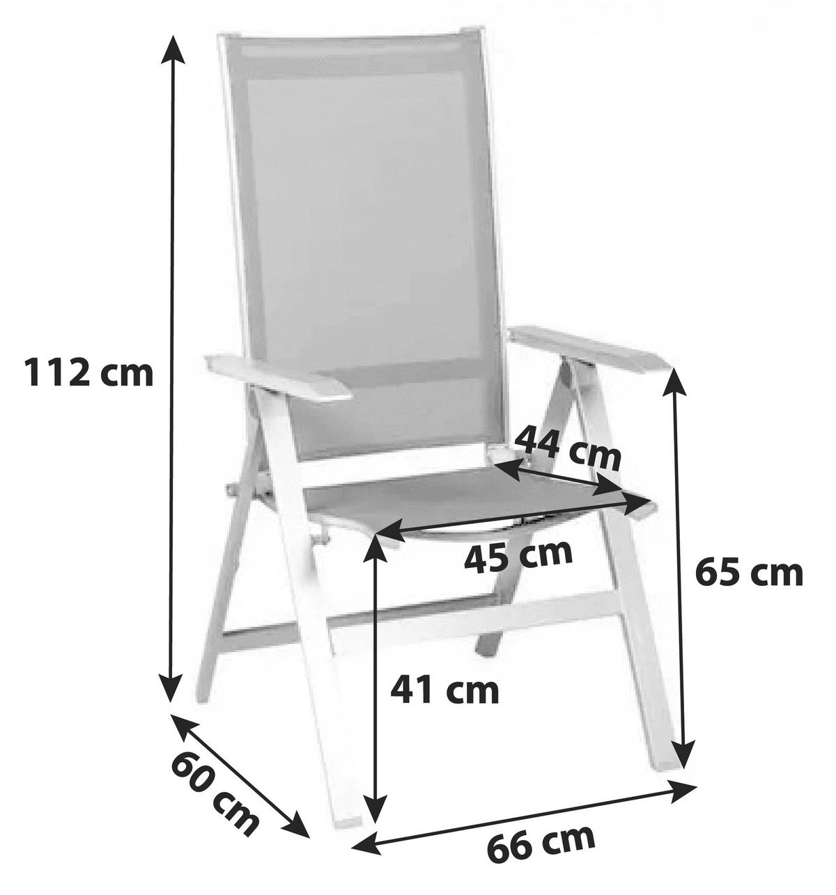 Gartengarnitur 5-tlg. Urban Aluminium / Textil - Platinfarben/Schieferfarben, Basics, Holzwerkstoff/Textil (160/90/72cm) - Acamp