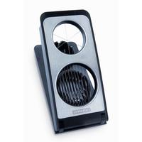 Eierschneider Tanja L/B: 14/4 cm - Edelstahlfarben/Schwarz, KONVENTIONELL, Kunststoff/Metall (14/4/25cm) - Leifheit