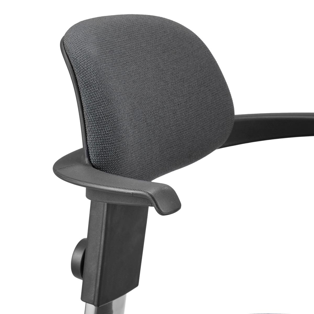 DREHSTUHL Work Grau B: 55cm - Grau, MODERN, Kunststoff/Textil (55/91/51cm) - MID.YOU
