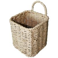 Koš Lilian, ca. 13/14 cm - přírodní barvy, Romantický / Rustikální, kov/papír (13/14cm) - Modern Living