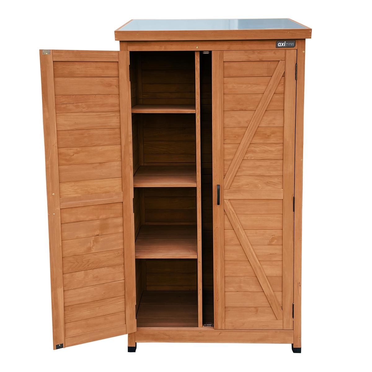 Geräteschrank L:52 B:85 H:174 - Braun, MODERN, Holz (52/85/174cm)
