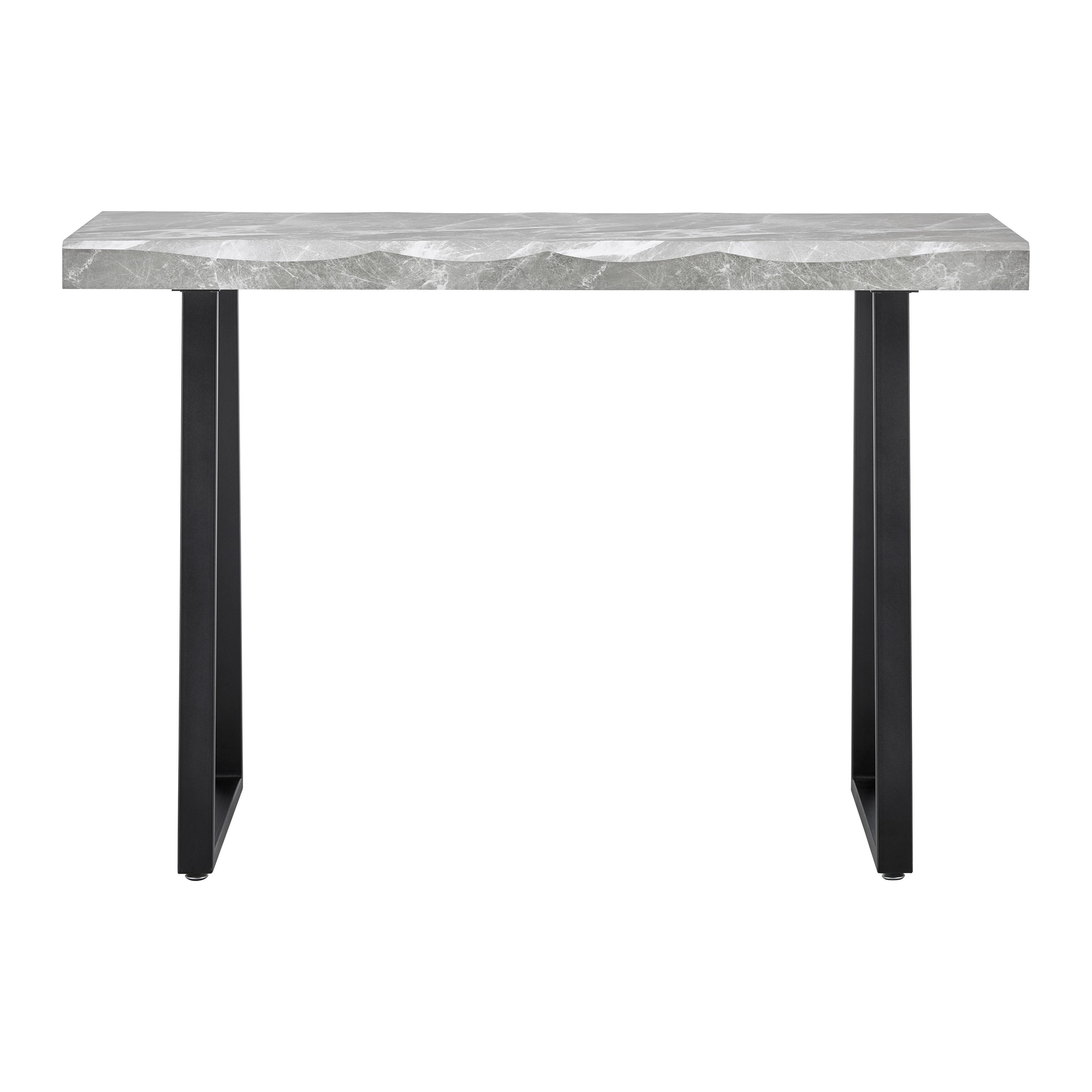 Barový Stůl Henri Šedý - šedá/černá, Moderní, kov (56/106/160cm) - Bessagi Home