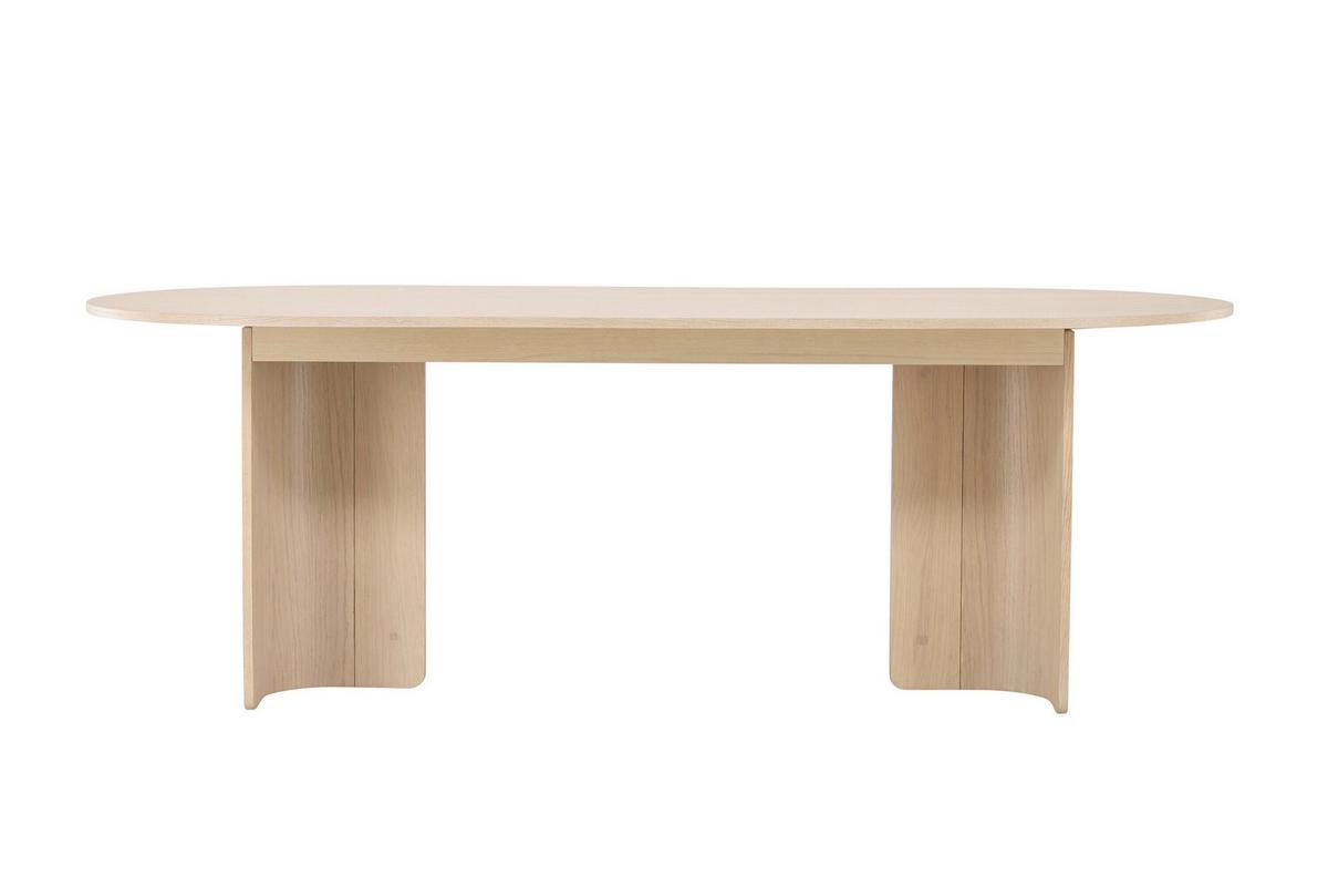 ESSTISCH Tyresö, Weiß L: 220 cm - Weiß, MODERN, Holz (220/100/75cm) - Livetastic
