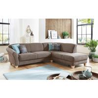 Ecksofa Gotland taupe, 257x212 cm - Taupe/Naturfarben, KONVENTIONELL, Textil (257/212cm) - Sit & More